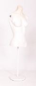 VINTAGE LATE 20TH CENTURY FEMALE TORSO MANNEQUIN ON STAND