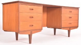 MID CENTURY BRITISH MODERN DESIGN TEAK DESK