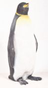 LARGE LATE 20TH CENTURY FAIRGROUND / ZOO FIBERGLASS PENGUIN