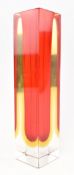VINTAGE 1970S MURANO SOMMERSO ART GLASS CENTREPIECE VASE