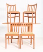 AIR MINISTRY MID CENTURY CIRCA 1950S TEAK EXTENDING TABLE WITH CHAIRS