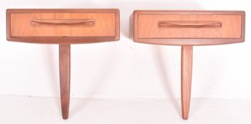 G PLAN FRESCO RANGE TEAK PAIR OF BEDSIDES