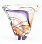 MAX VERBOEKET FOR KRISTALUNIE MAASTRICHT - MID CENTURY VINTAGE GLASS VASE
