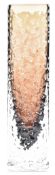 GEOFFREY BAXTER FOR WHITEFRIARS 'NAILHEAD' GLASS VASE IN CINNAMON COLOURWAY