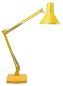 RETRO 20TH CENTURY YELLOW METAL ANGLEPOISE DESK LAMP