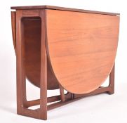 MCINTOSH - MID CENTURY 1960S TEAK GATELEG DINING TABLE