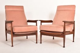 GUY ROGERS - MANHATTAN RANGE - PAIR OF MID CENTURY TEAK CHAIRS