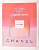 ANDY WARHOL - VINTAGE 1997 CHANEL NO. 5 LITHOGRAPH IN PINK & RED