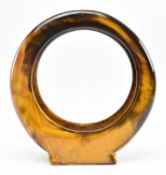 STUDIO K - VINTAGE POOLE UNUSUAL CERAMIC RING CENTREPIECE