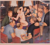 BERYL COOK - LUNCHTIME REFRESHMENTS - SIGNED COLOUR LITHOGRAPH