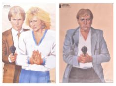 REALISTIC TARGET COMPANY, US - TWO VINTAGE SHOOTING RANGE POSTERS