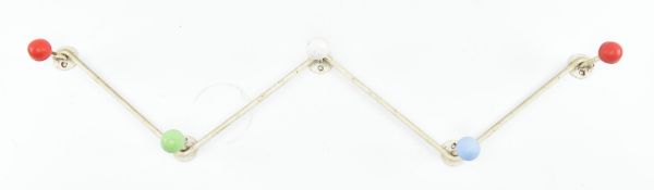 20TH CENTURY RETRO SPUTNIK ATOMIC COAT RACK, FORMW SHAPED