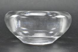 ORREFORS GLASS - 20TH CENTURY SWEDISH GLASS TRINKET DISH