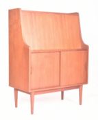 VINTAGE DANISH MID CENTURY 1960S TEAK VENEERED BUREAU BOOKCASE