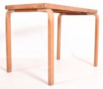 ALVAR AALTO FOR FINMAR - RETRO 20TH CENTURY 1930S BEECH WOOD SIDE TABLE