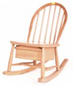 LUCIEN ERCOLANI FOR ERCOL - MODEL 325 BEECH & ELM ROCKING CHAIR