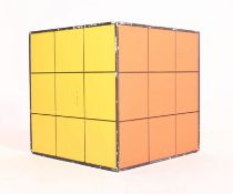 LARGE CONTEMPORARY RUBIX CUBE DISPLAY