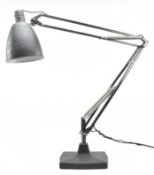 HERBERT TERRY - 1208 MODEL - VINTAGE 1930S INDUSTRIAL BLACK ANGLEPOISE LAMP