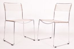 GIANDOMENICO BELOTTI - TWO VINTAGE ITALIAN DESIGNER SPAGHETTI CHAIRS