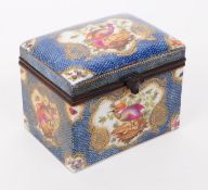 19TH CENTURY SAMSON OF PARIS PORCELAIN TRINKET LIDDED BOX