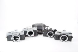 MINOLTA - COLLECTION OF MID CENTURY SLR CAMERAS