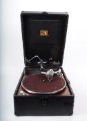 VINTAGE EARLY TO MID 20TH CENTURY HIS MASTER'S VOICE GRAMOPHONE