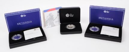 ROYAL MINT - COLLECTION OF ONE OUNCE SILVER COINS