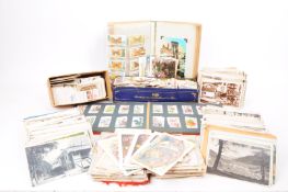 COLLECTION OF 20TH CENTURY POSTCARDS AND CIGARETTE CARDS