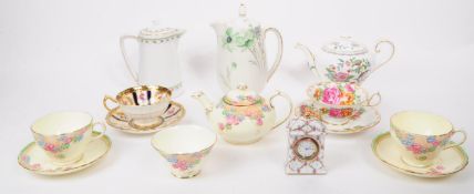 COLLECTION OF 20TH CENTURY BONE CHINA PART TEA SERVICES