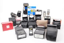 COLLECTION OF VINTAGE CAMERA FLASH UNITS