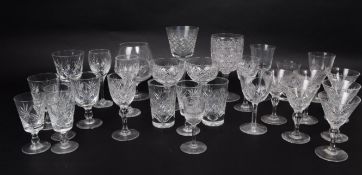 LARGE COLLECTION OF 20TH CENTURY THOMAS WEBB CRYSTAL GLASSWARE