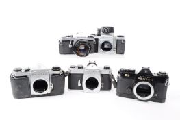 ASAHI PENTAX - FIVE 1960/70S 35MM SLR CAMERAS