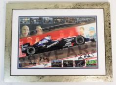 FRANK WILLIAMS 2007 RACING AUTOGRAPH DISPLAY POSTER PRINT