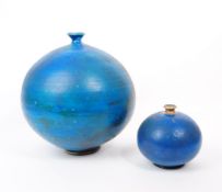 JOHN BEDDING - TWO 20TH CENTURY CERAMIC VASES