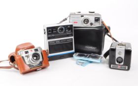 COLLECTION OF FOUR VINTAGE KODAK CAMERAS
