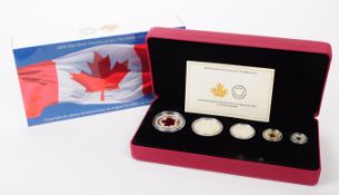 ROYAL CANADIAN MINT - 2015 FINE SILVER FRACTIONAL COIN SET