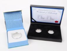 CANADA - THREE FINE SILVER PROOF COINS