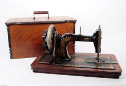 LATE 19TH CENTURY GERMAN CLEMENS MULLER SEWING MACHINE