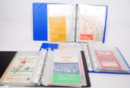 COLLECTION OF 1950S FOOTBALL PROGRAMMES