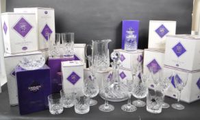 EDINBURGH CRYSTAL - LARGE COLLECTION OF CRYSTAL GLASS PIECES