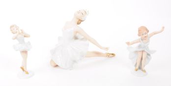 WALLENDORF - COLLECTION OF THREE 20TH CENTURY PORCELAIN FIGURES