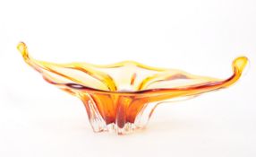 LARGE CONTINENTAL 20TH CENTURY STUDIO ART GLASS VASE