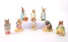 BESWICK - COLLECTION OF EIGHT 20TH CENTURY BEATRIX POTTER FIGURES