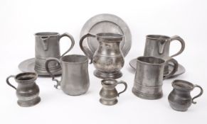 COLLECTION OF 18TH & 19TH CENTURY PEWTER