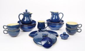 DENBY COBALT BLUE PART DINNER SERVICE