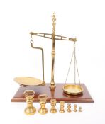 MID CENTURY BRASS SCALES