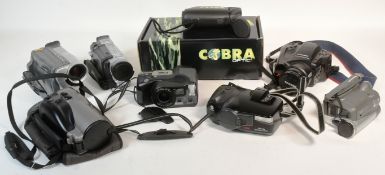 COLLECTION OF VINTAGE VIDEO AND PHOTO CAMERAS