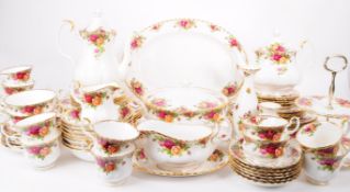 ROYAL ALBERT - OLD COUNTRY ROSES - LARGE MID CENTURY SERVICE
