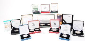 ROYAL MINT - LARGE COLLECTION OF SILVER PROOF COINS