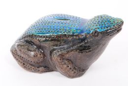 BITOSSI ALDO LONDI - MID CENTURY CERAMIC FROG MONEY BOX